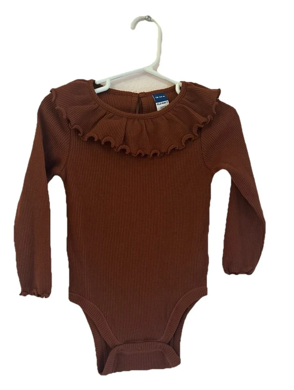 Old Navy Infant Girls One Piece Ruffle  Fall Colors 18-24 Months New NWT